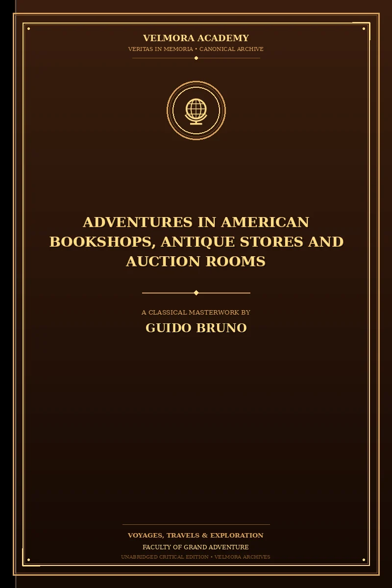 Adventures in American Bookshops, Antique Stores and Auction Rooms