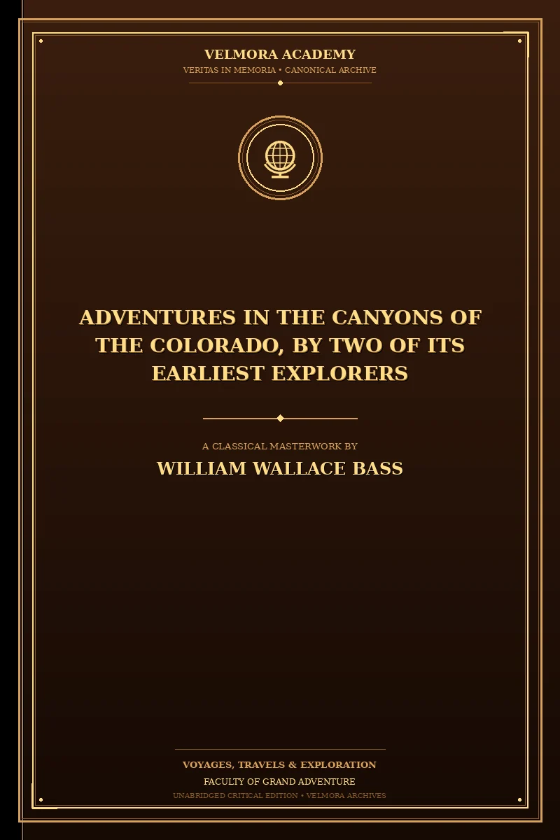 Cover of Adventures in the Canyons of the Colorado, by Two of Its Earliest Explorers