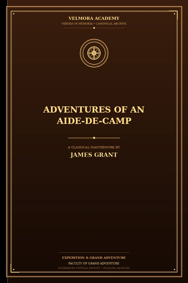 Cover of Adventures of an Aide-de-Camp