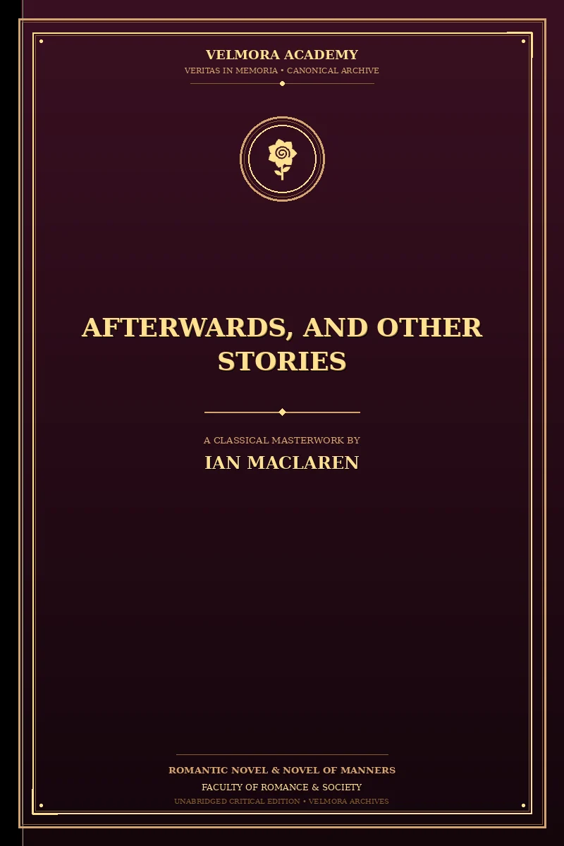 Cover of Afterwards, and Other Stories