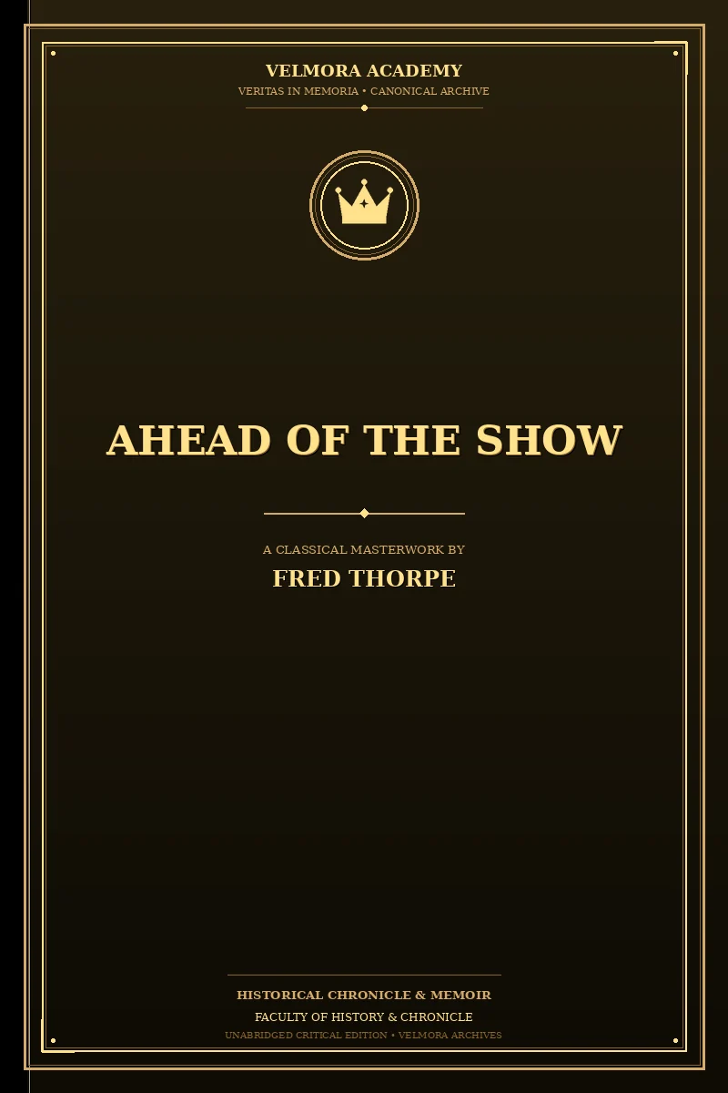 Cover of Ahead of the Show