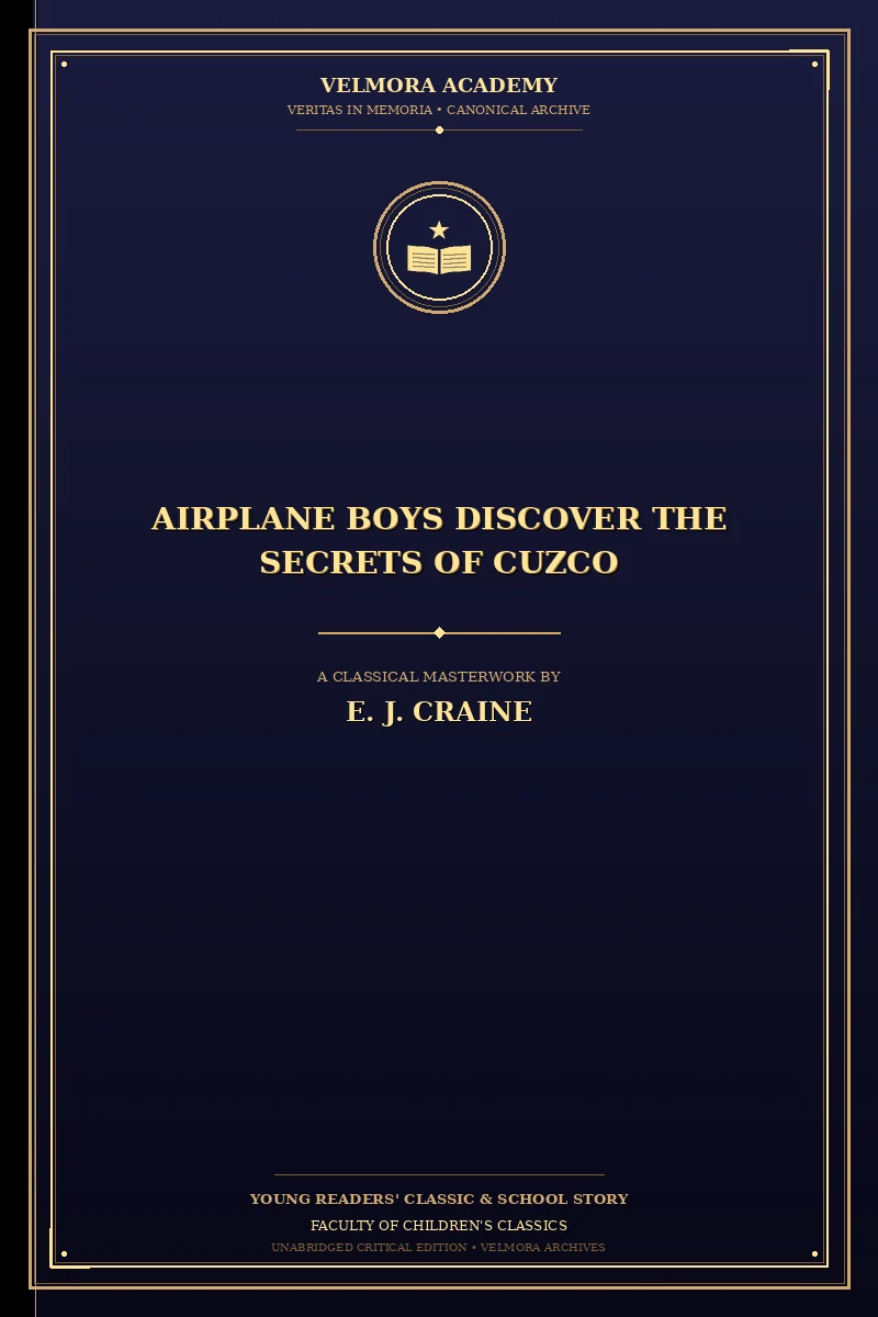 Cover of Airplane Boys Discover the Secrets of Cuzco