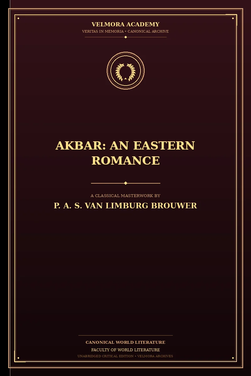 Akbar: An Eastern Romance