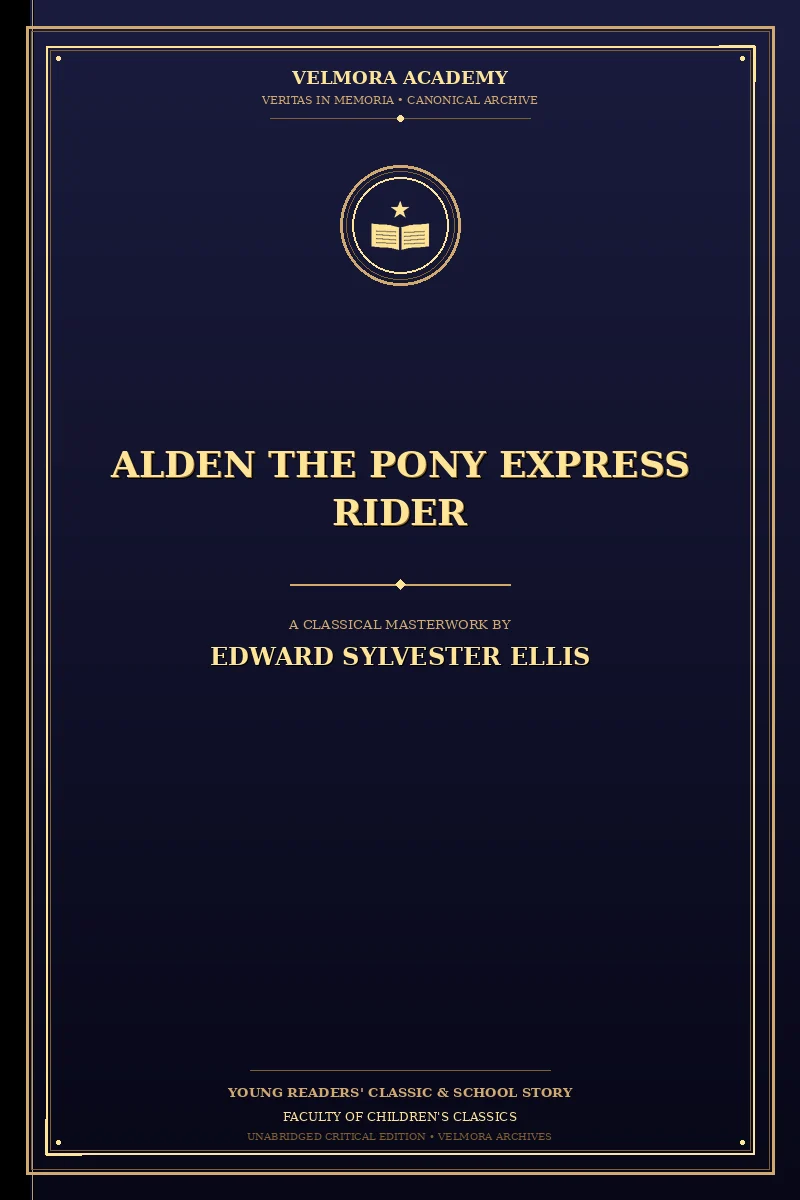 Cover of Alden the Pony Express rider