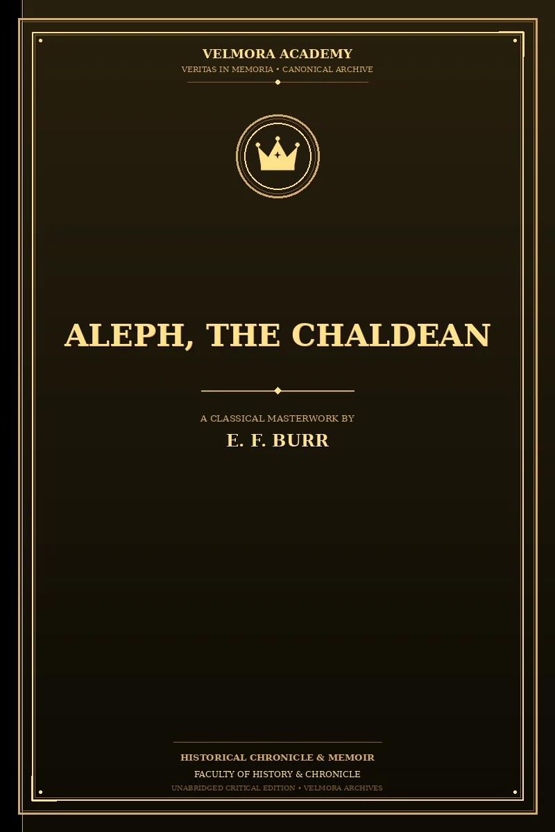 Cover of Aleph, the Chaldean