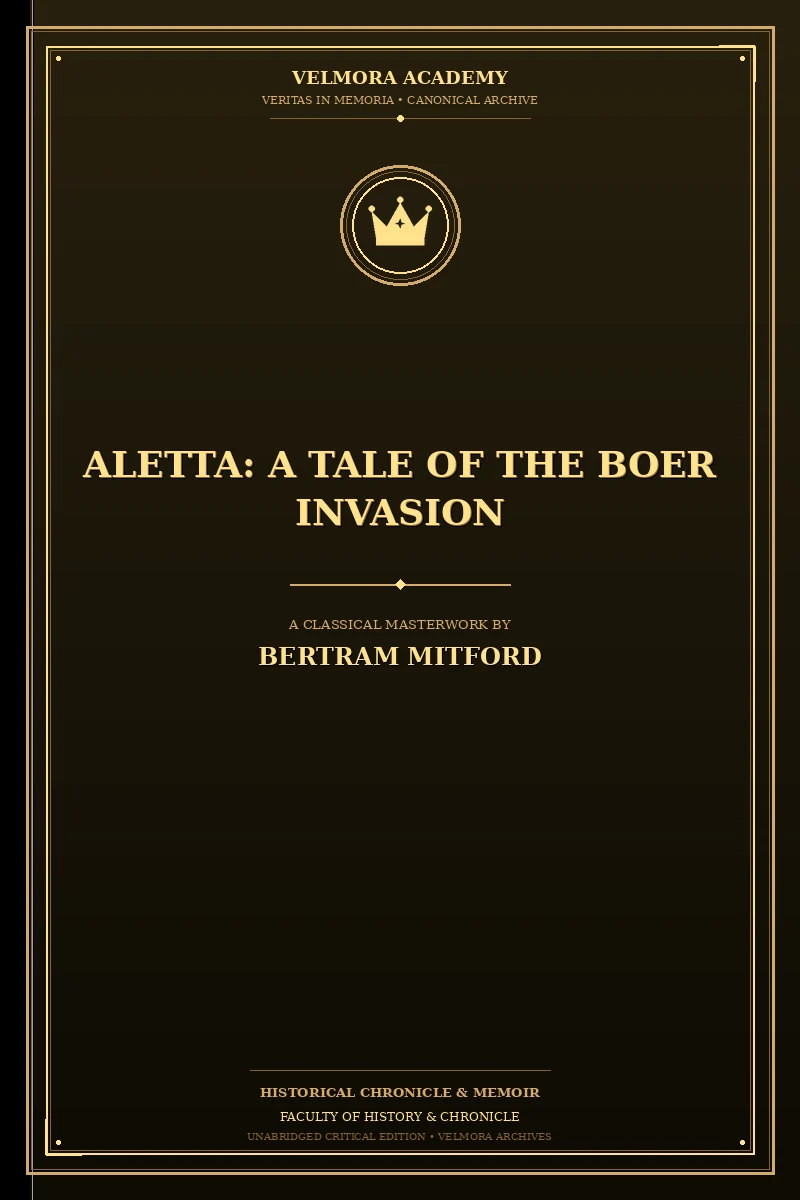 Aletta: A Tale of the Boer Invasion