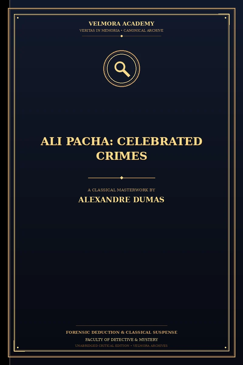 Ali Pacha: Celebrated Crimes