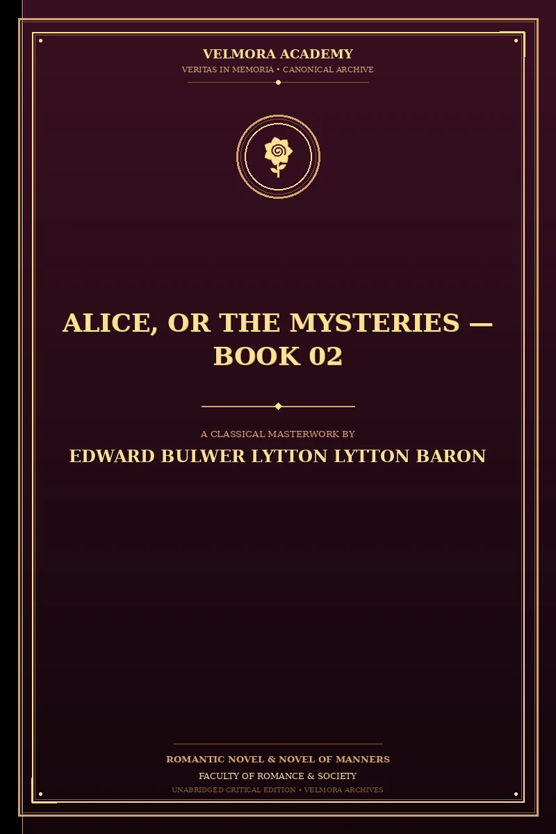 Cover of Alice, or the Mysteries — Book 02