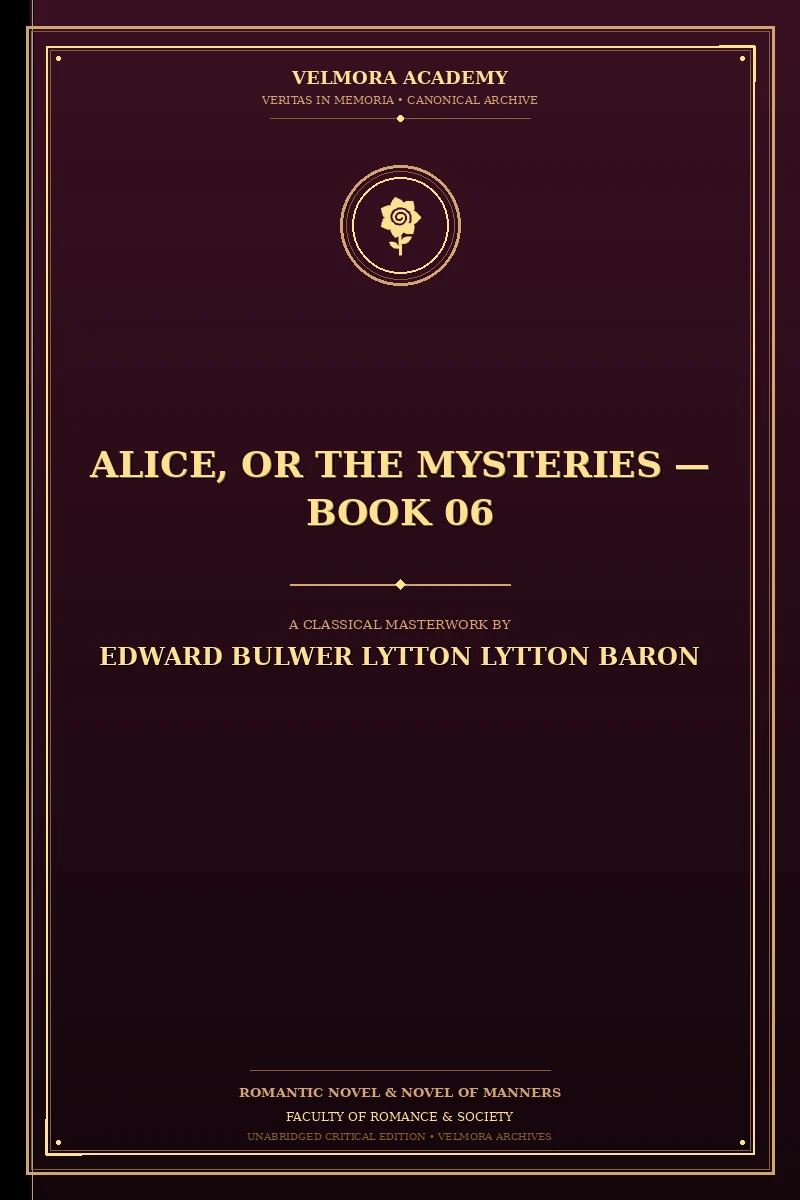Cover of Alice, or the Mysteries — Book 06