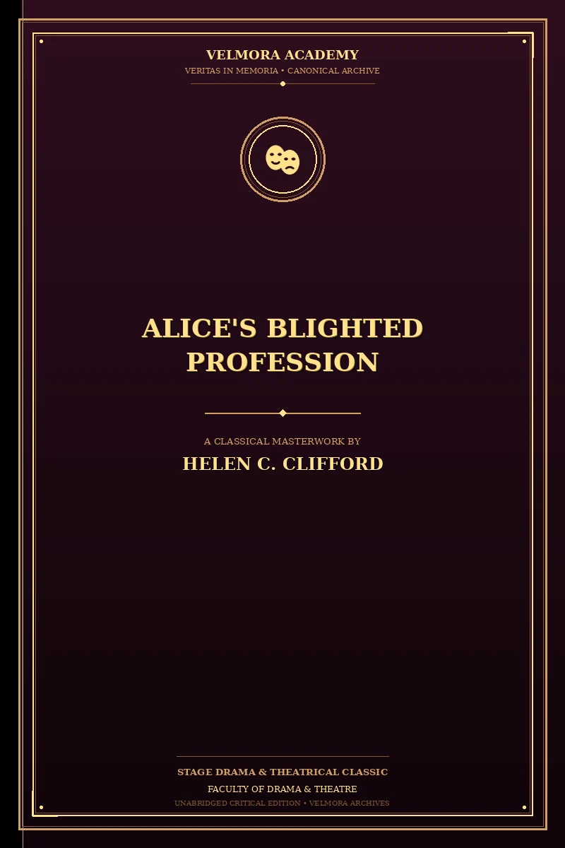 Cover of Alice's Blighted Profession