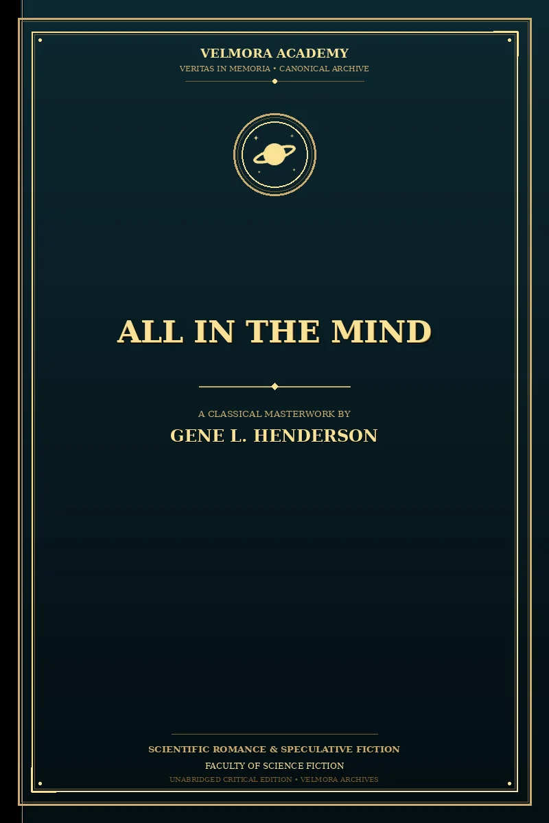Cover of All In The Mind