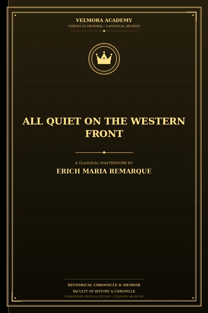 All quiet on the Western Front
