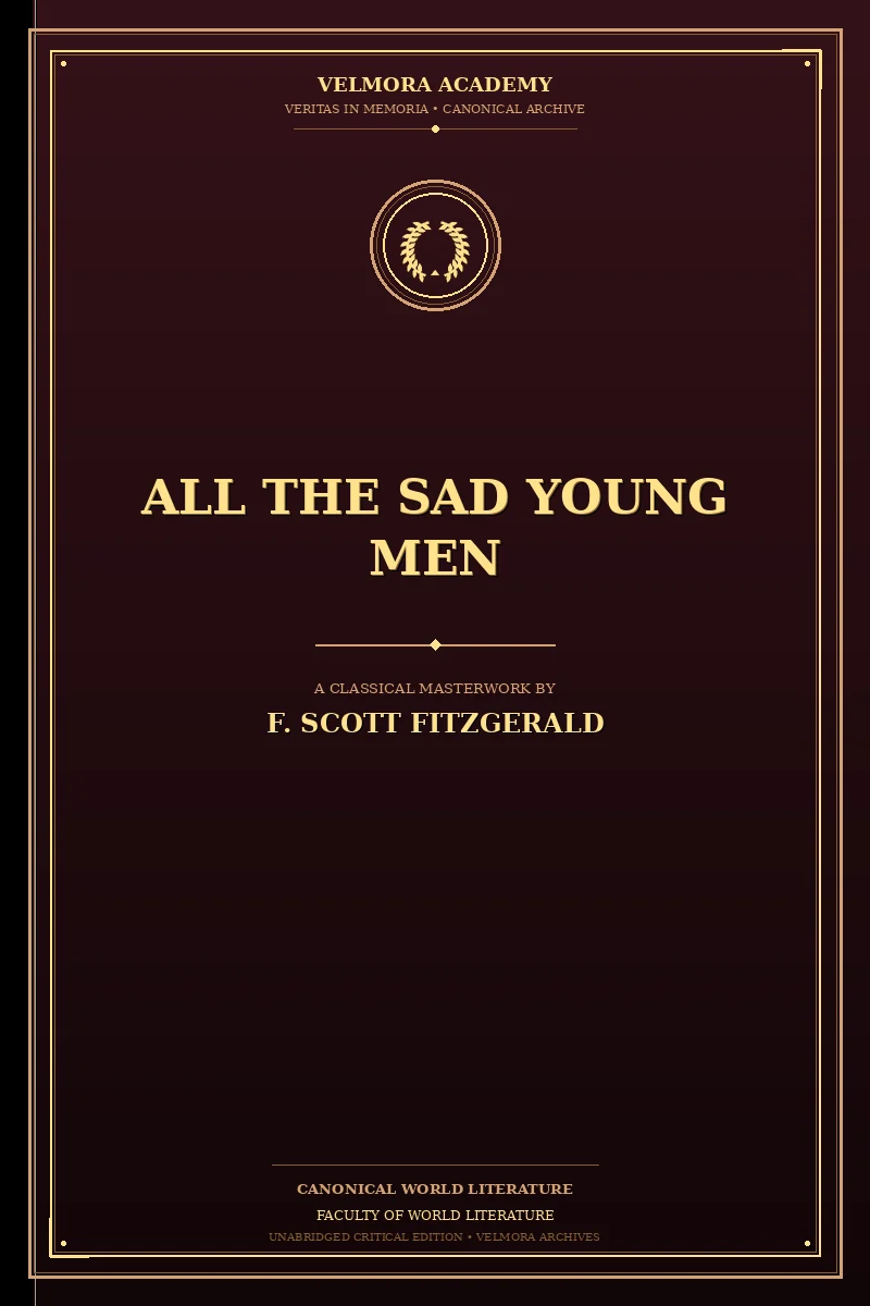 All the Sad Young Men