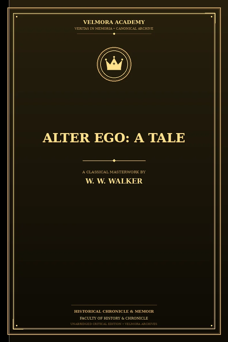 Cover of Alter Ego: A Tale