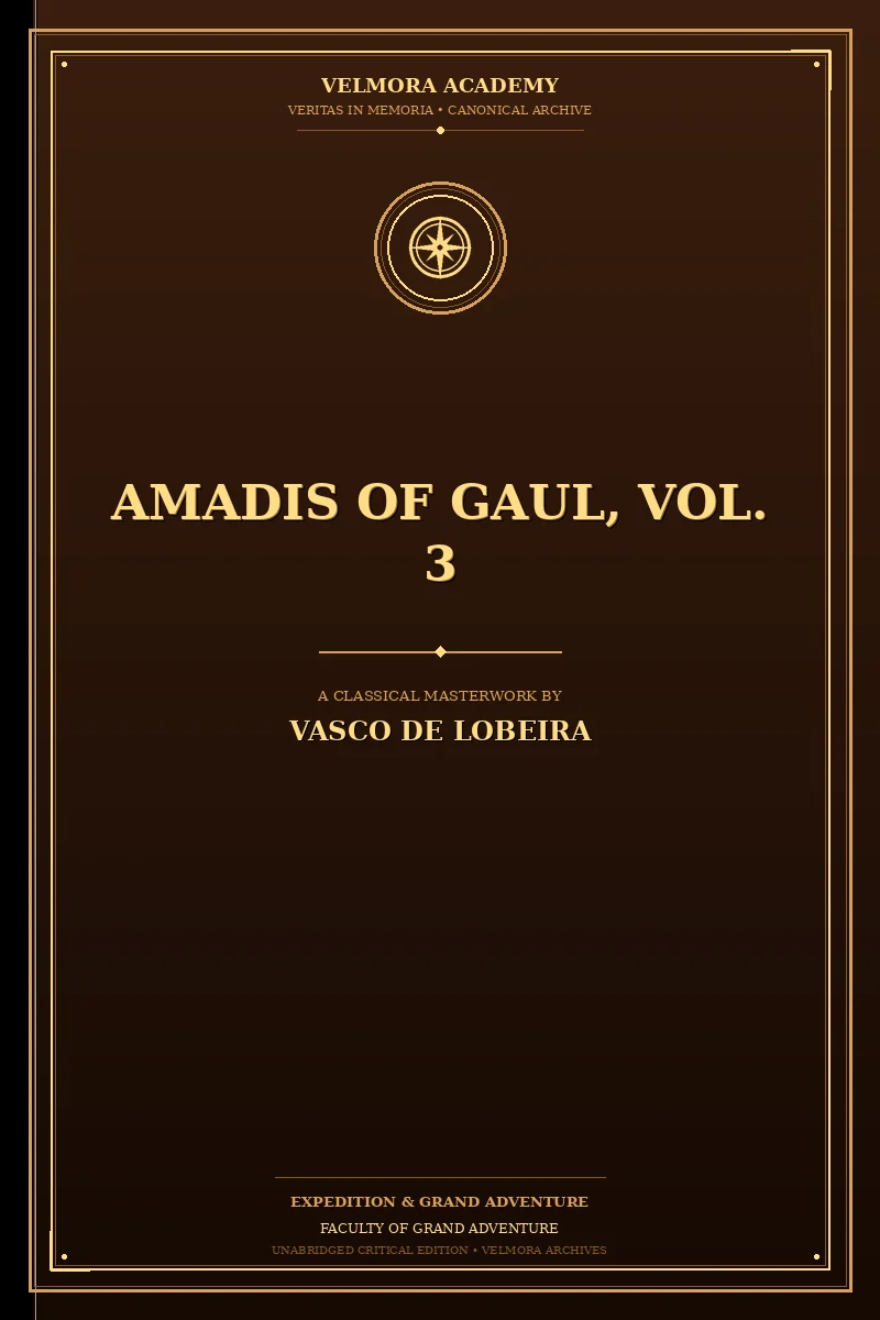 Amadis of Gaul, Vol. 3
