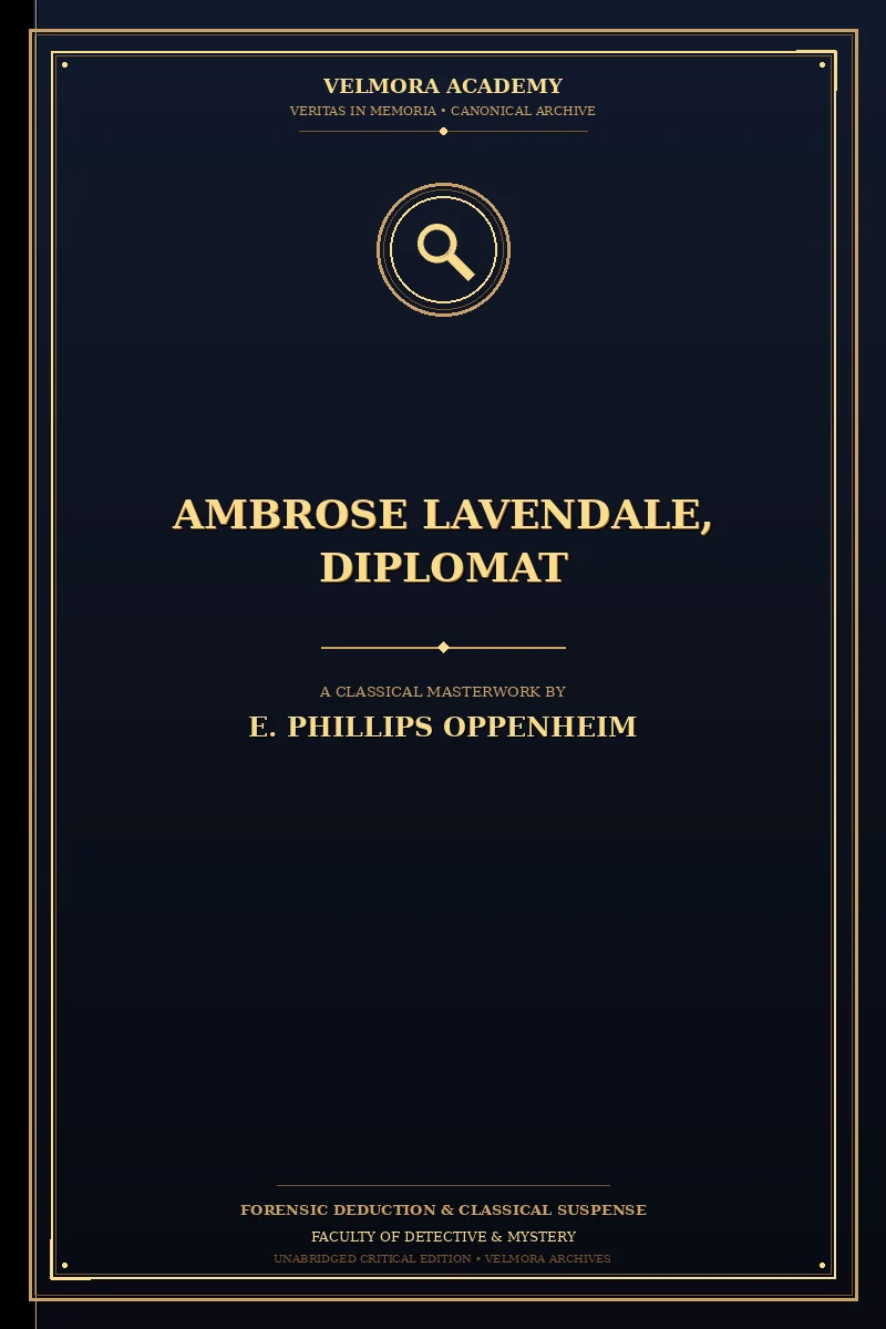 Ambrose Lavendale, Diplomat