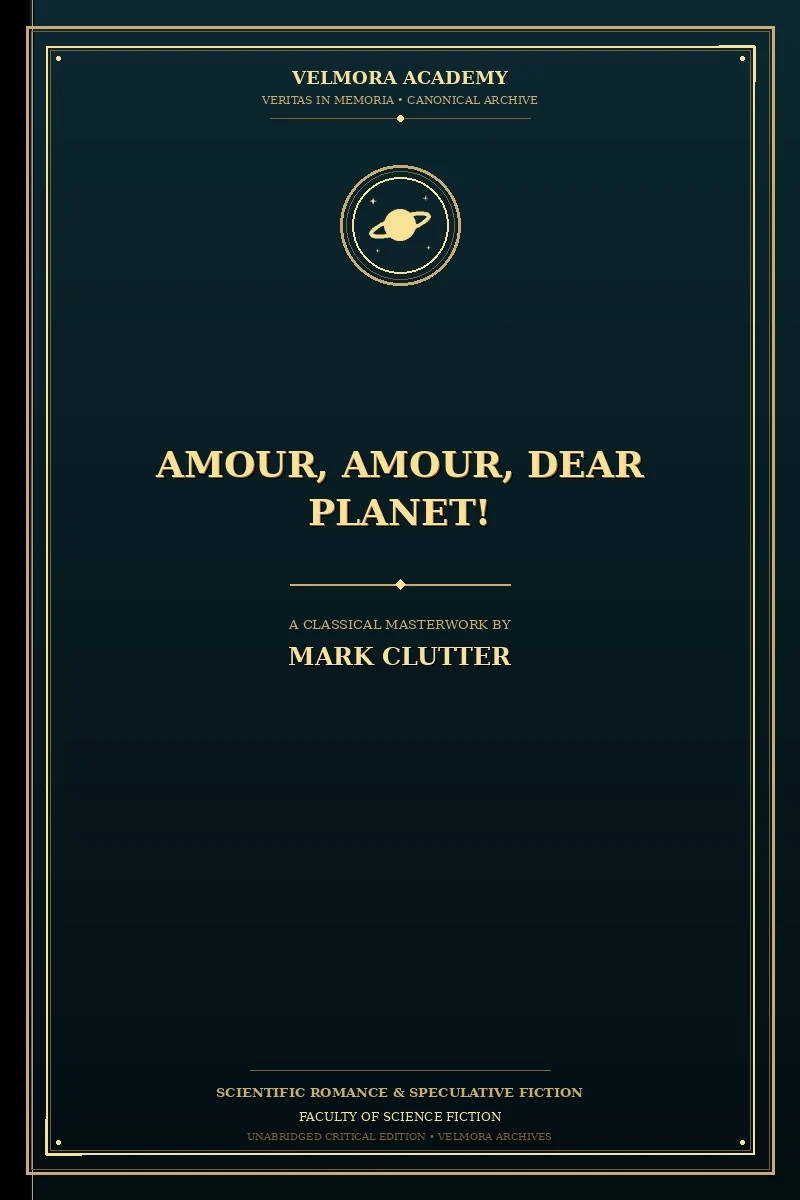 Cover of Amour, Amour, Dear Planet!