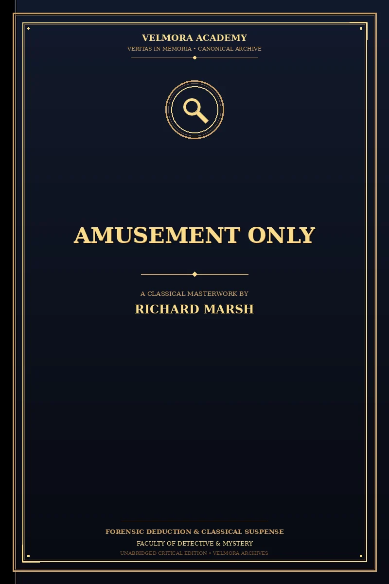 Cover of Amusement Only