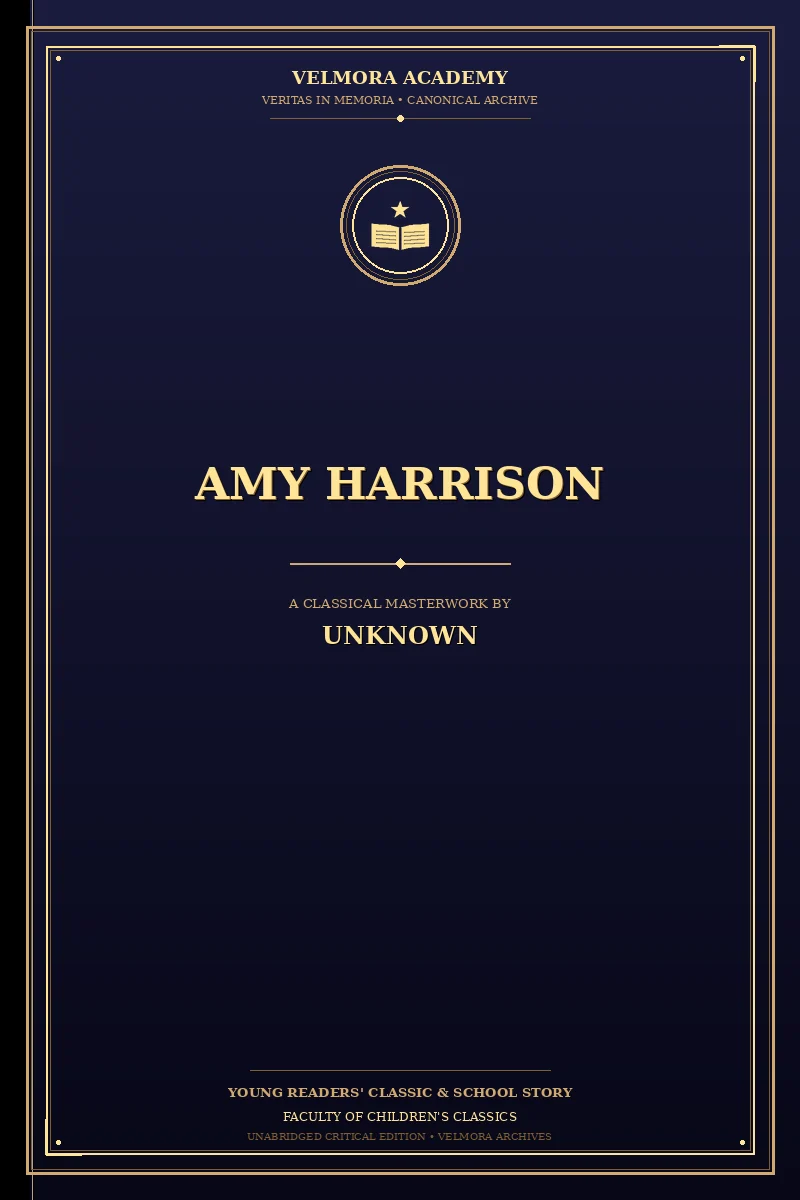 Cover of Amy Harrison
