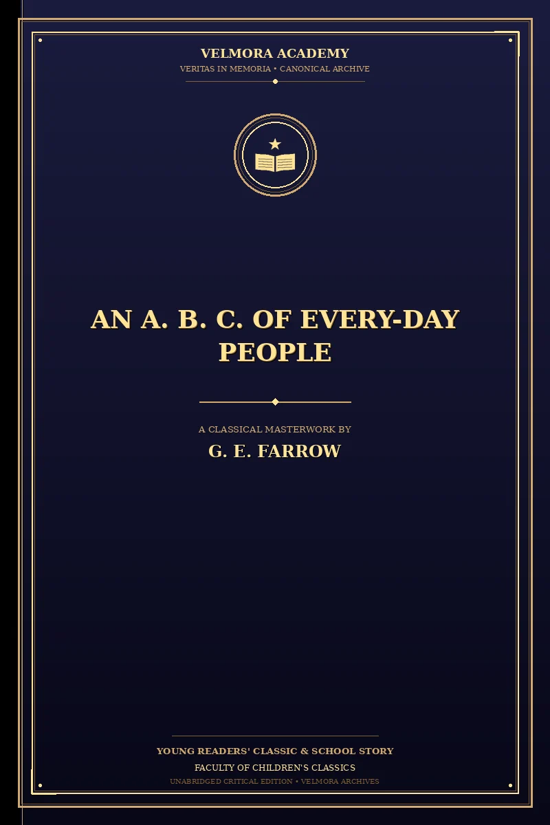 Cover of An A. B. C. of every-day people