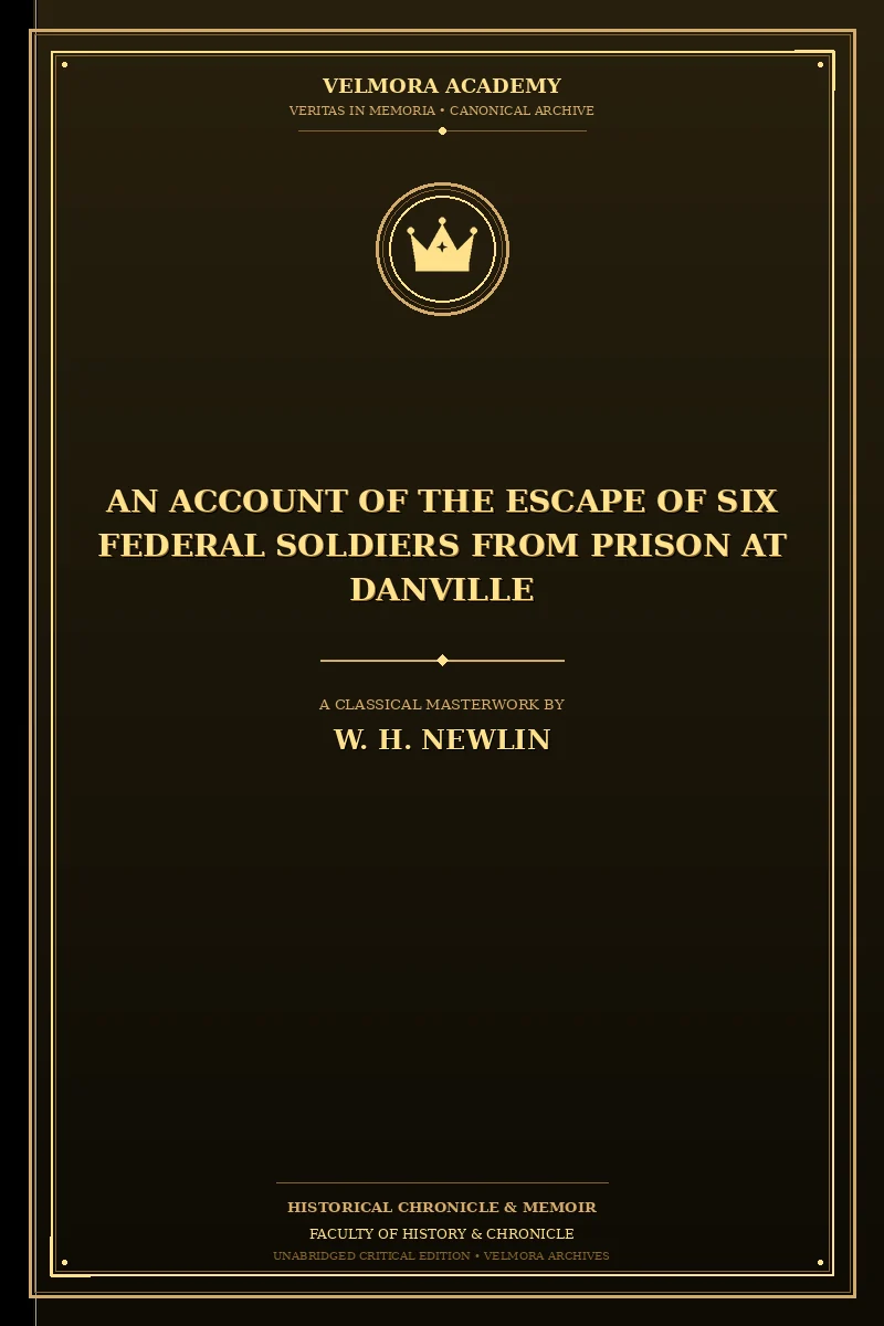 An Account of the Escape of Six Federal Soldiers from Prison at Danville
