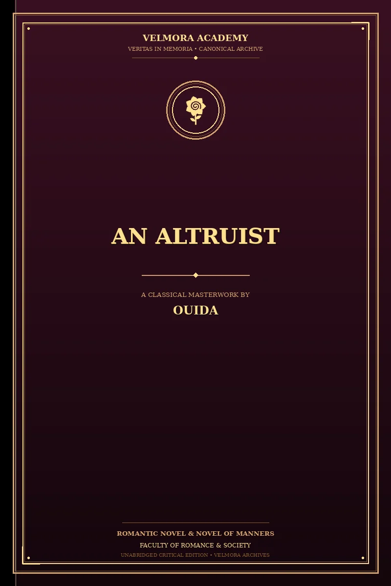 Cover of An altruist