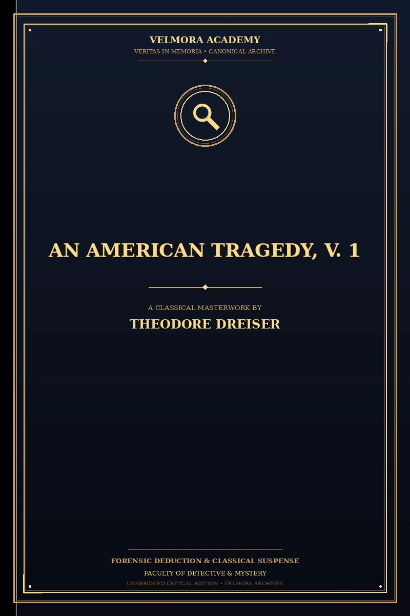 An American tragedy, v. 1