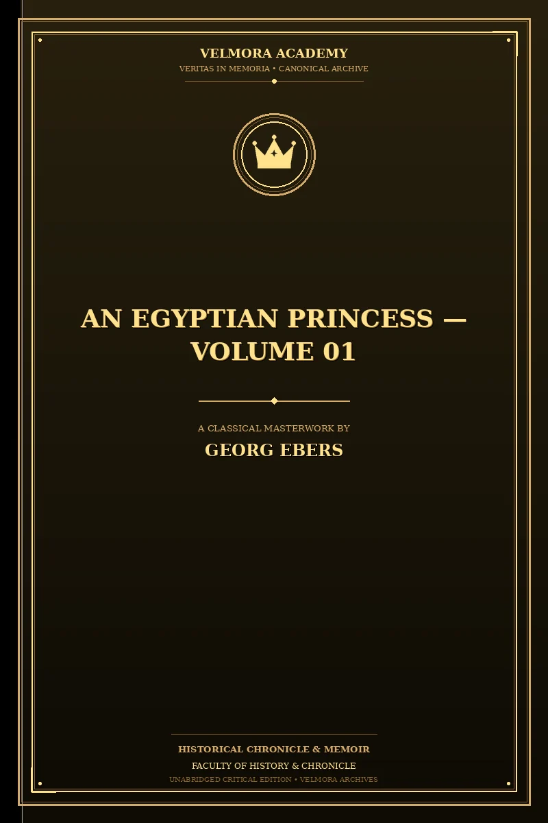 Cover of An Egyptian Princess — Volume 01