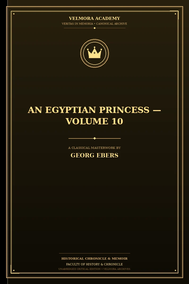 Cover of An Egyptian Princess — Volume 10