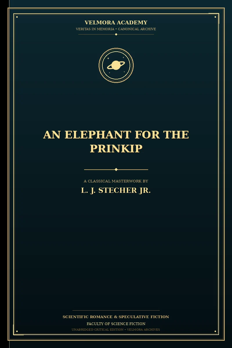 Cover of An Elephant for the Prinkip