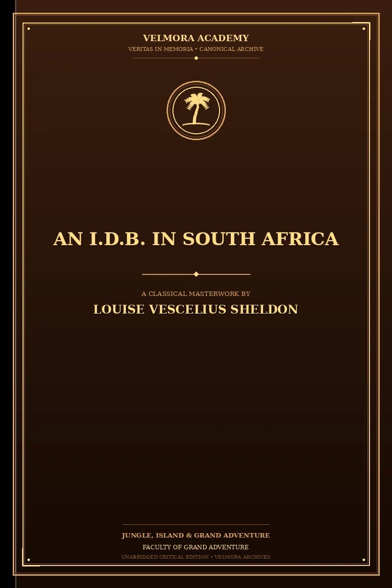 Cover of An I.D.B. in South Africa