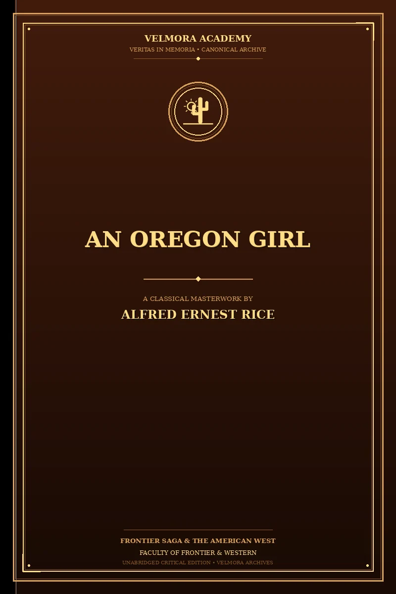 Cover of An Oregon Girl