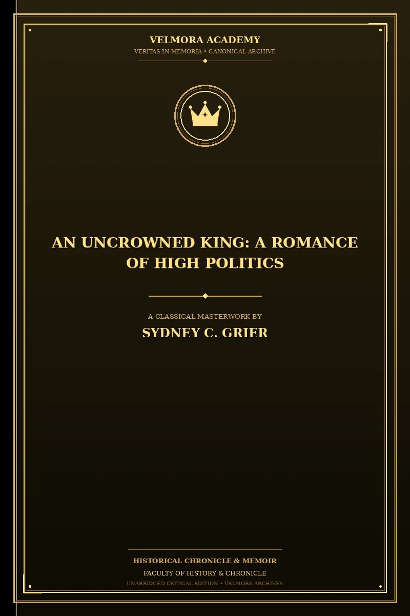 Cover of An Uncrowned King: A Romance of High Politics