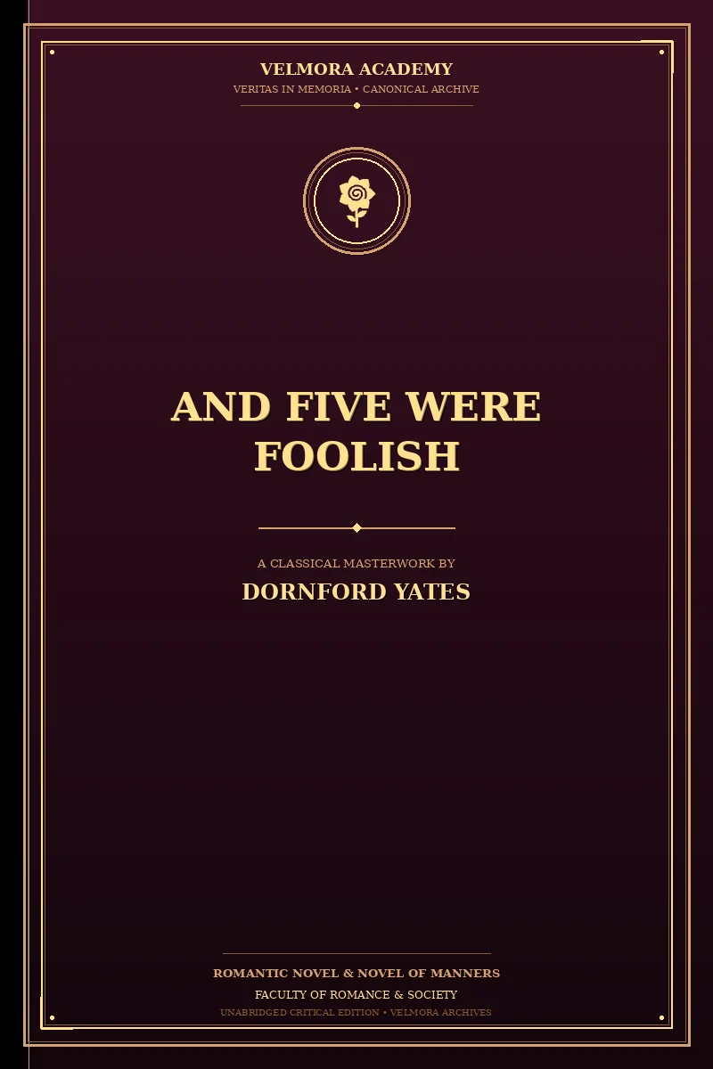Cover of And Five Were Foolish