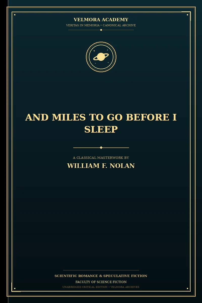 Cover of And miles to go before I sleep