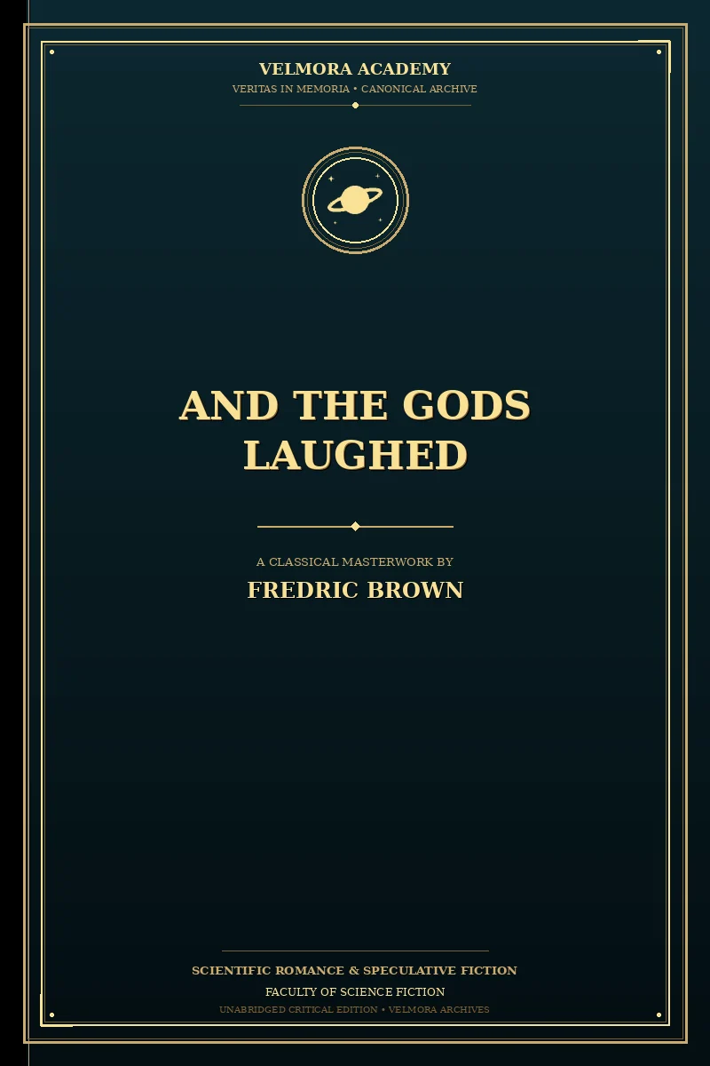 And the Gods Laughed