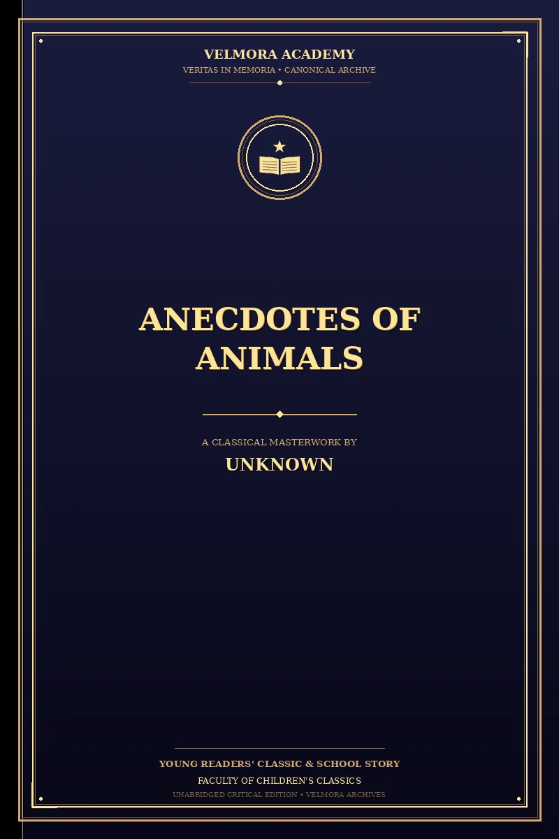 Anecdotes of Animals