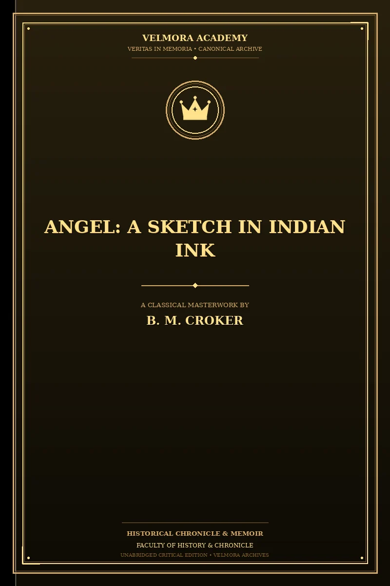 Angel: A sketch in Indian ink