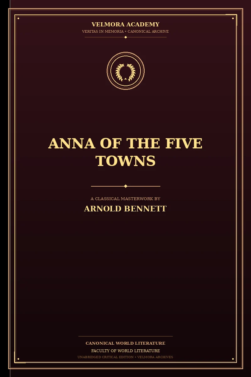 Cover of Anna of the Five Towns