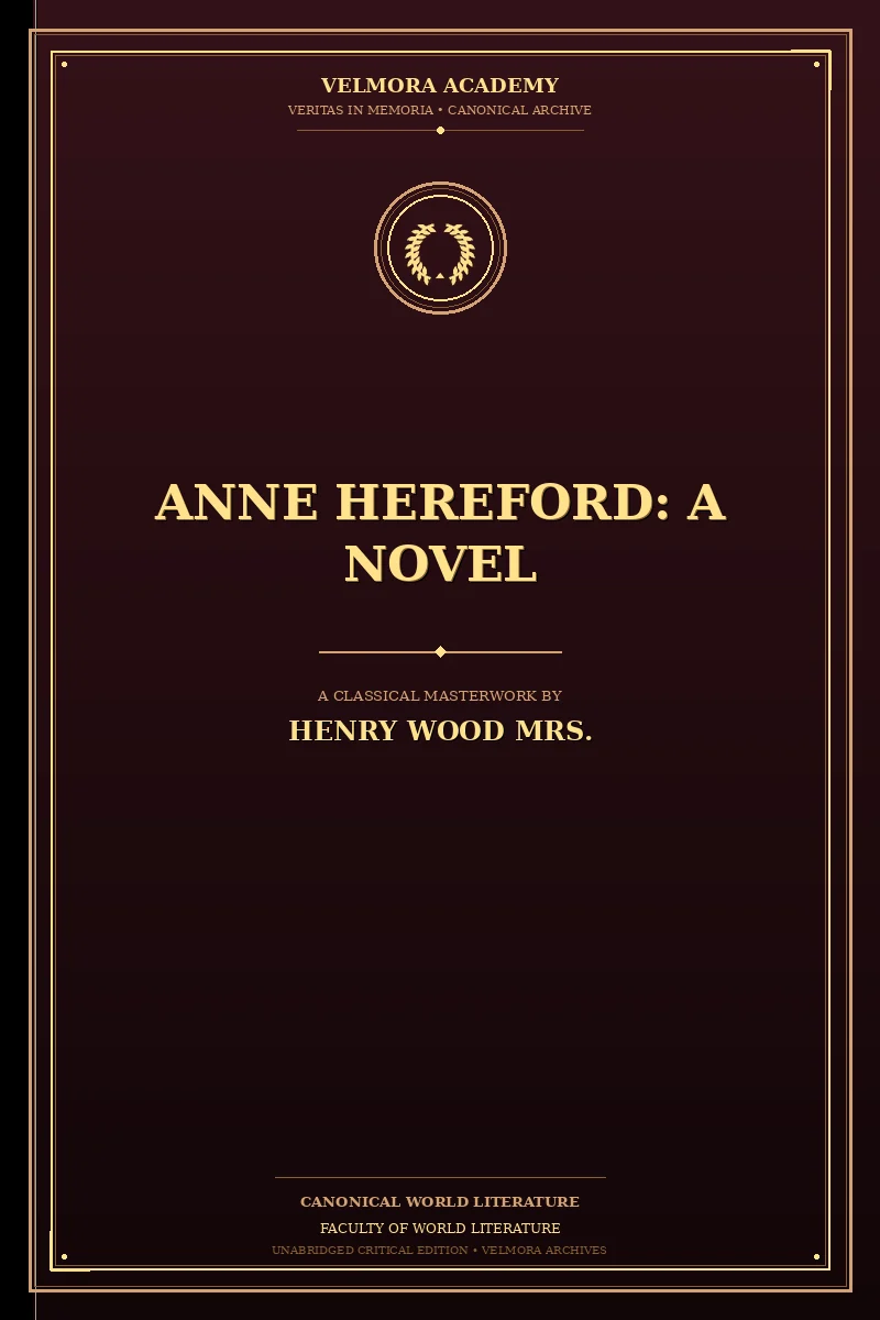 Anne Hereford: A Novel