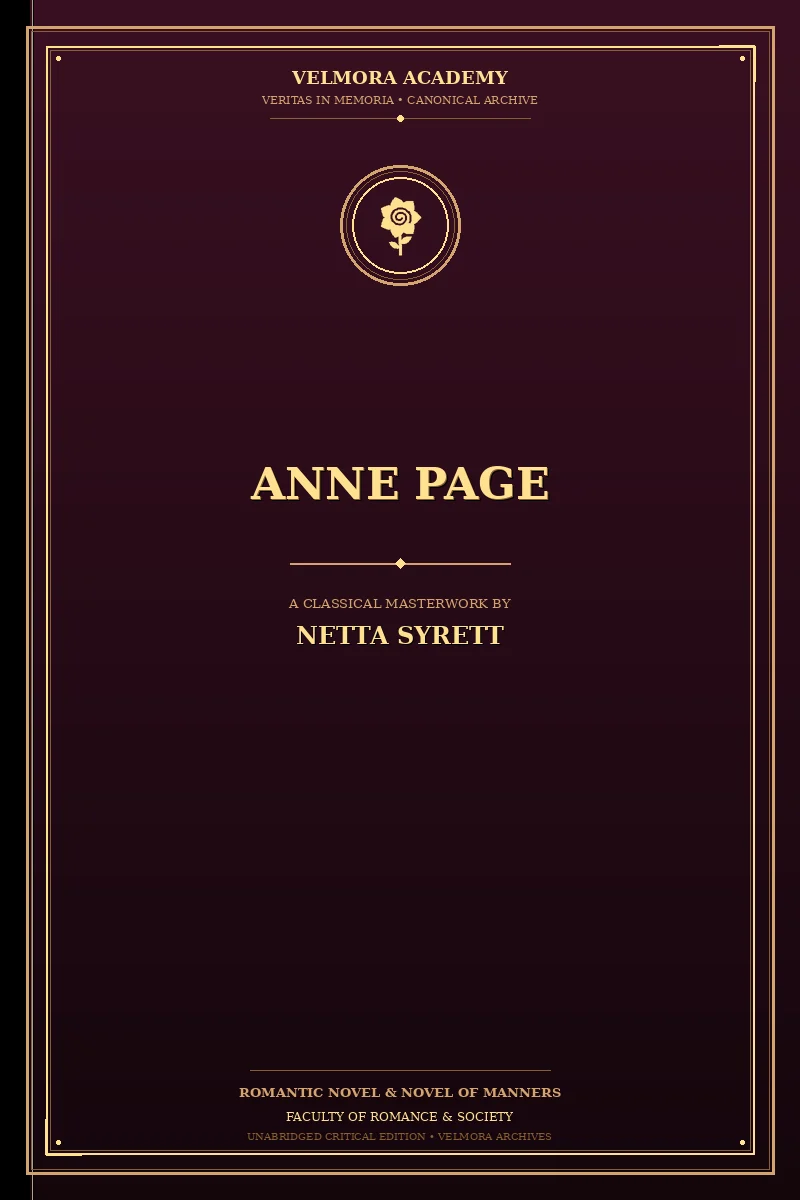 Cover of Anne Page