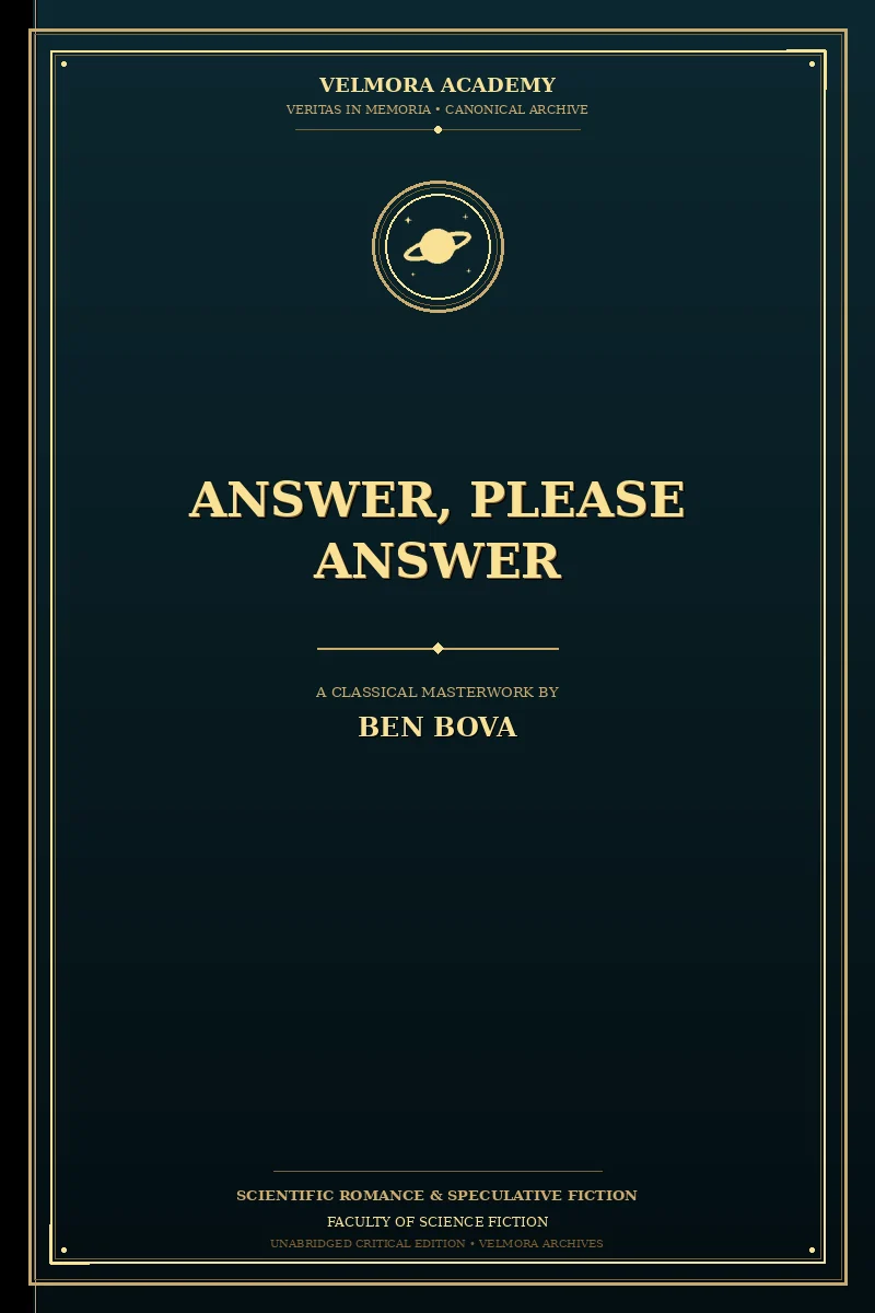 Cover of Answer, please answer
