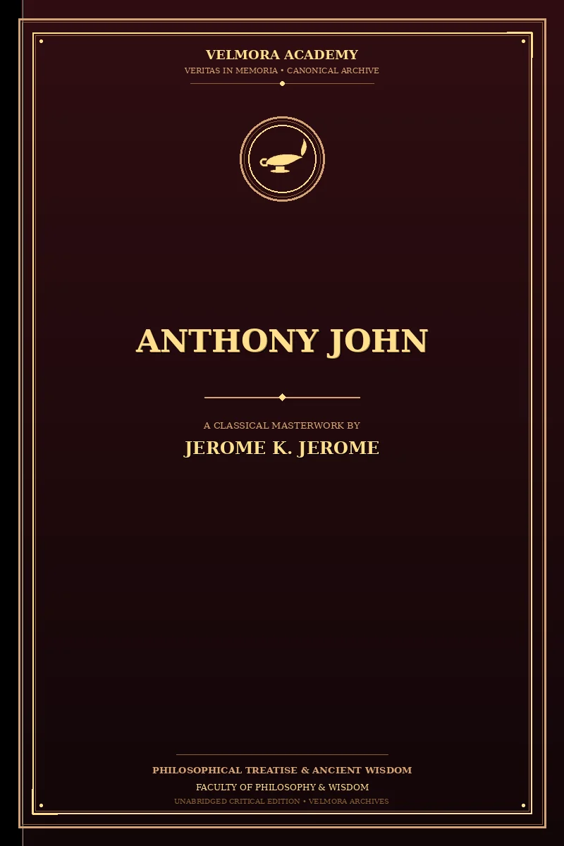 Cover of Anthony John