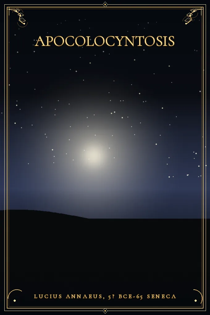 Cover of Apocolocyntosis