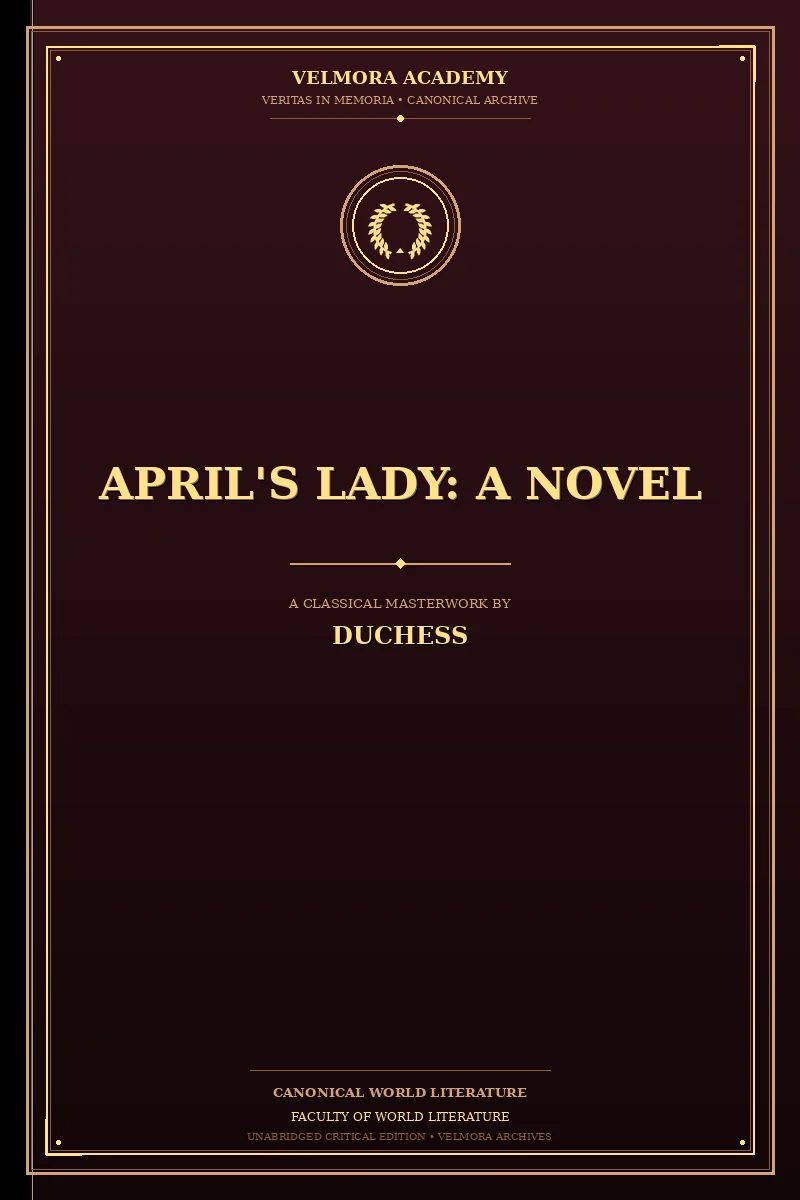 Cover of April's Lady: A Novel