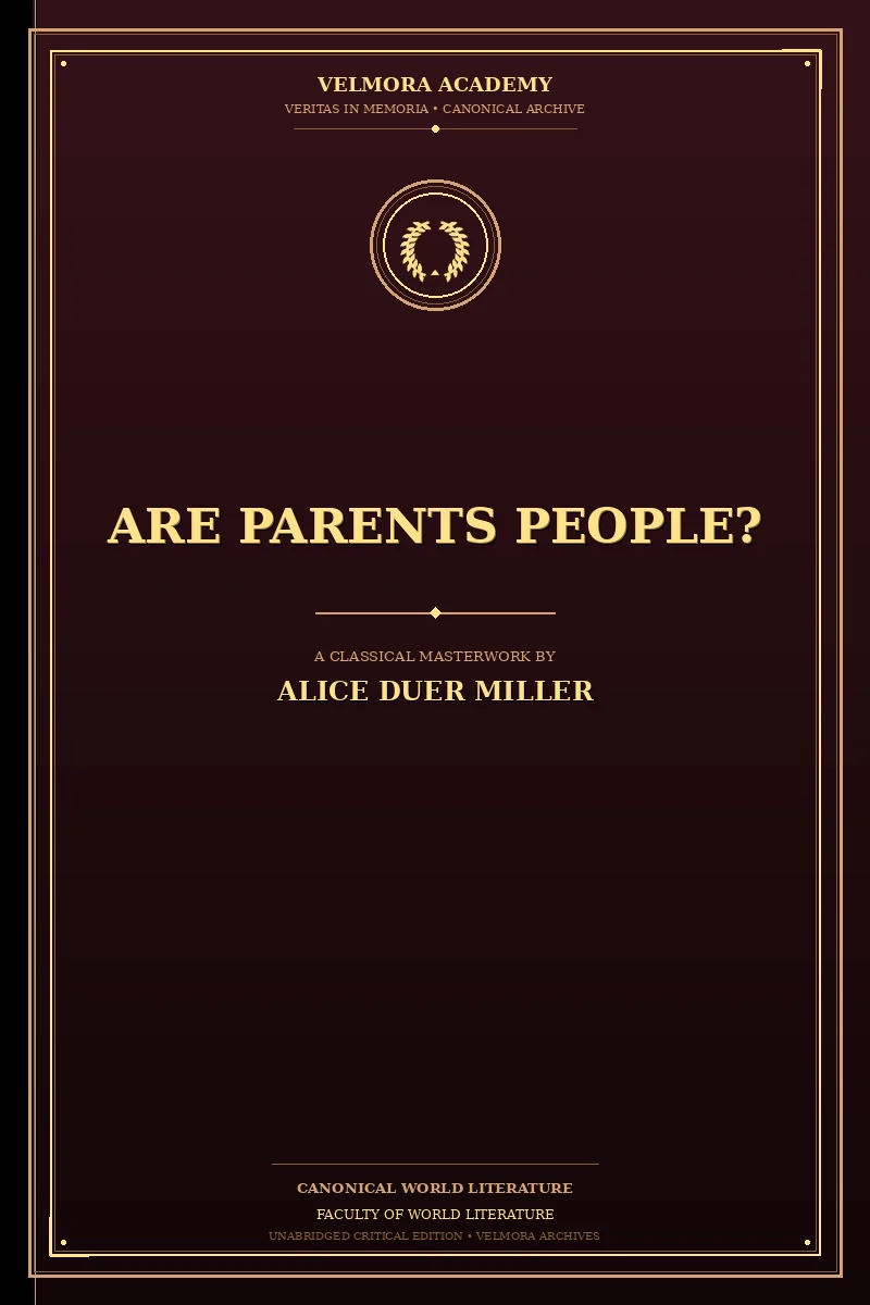 Are Parents People?