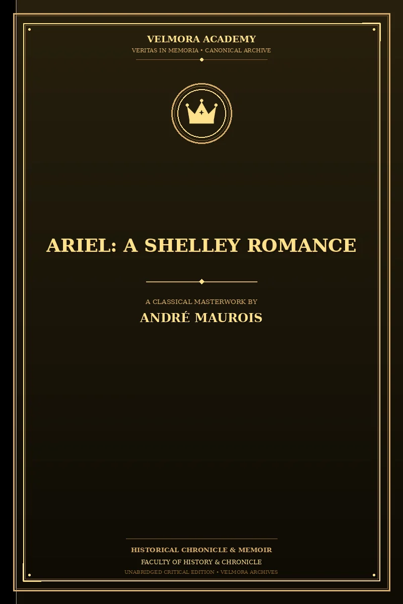 Cover of Ariel: A Shelley Romance
