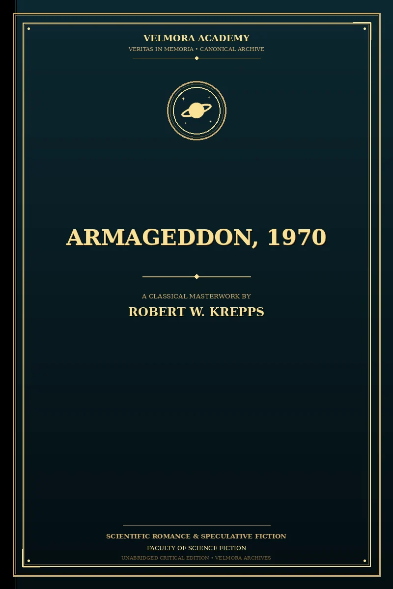 Cover of Armageddon, 1970