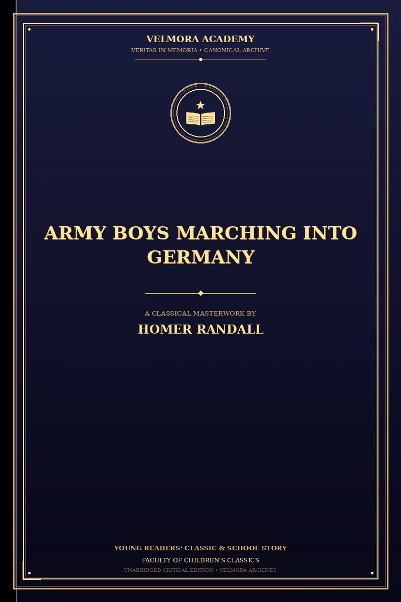 Army Boys marching into Germany