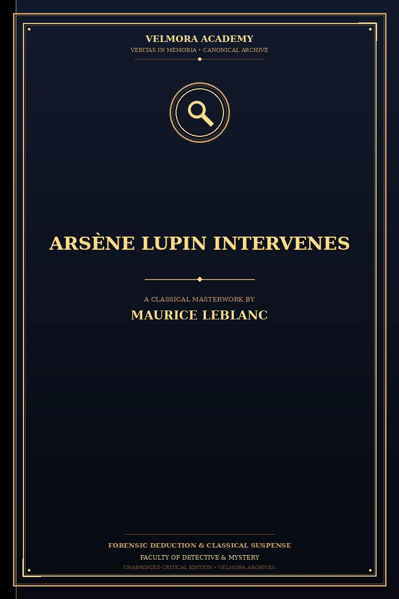 Arsène Lupin intervenes